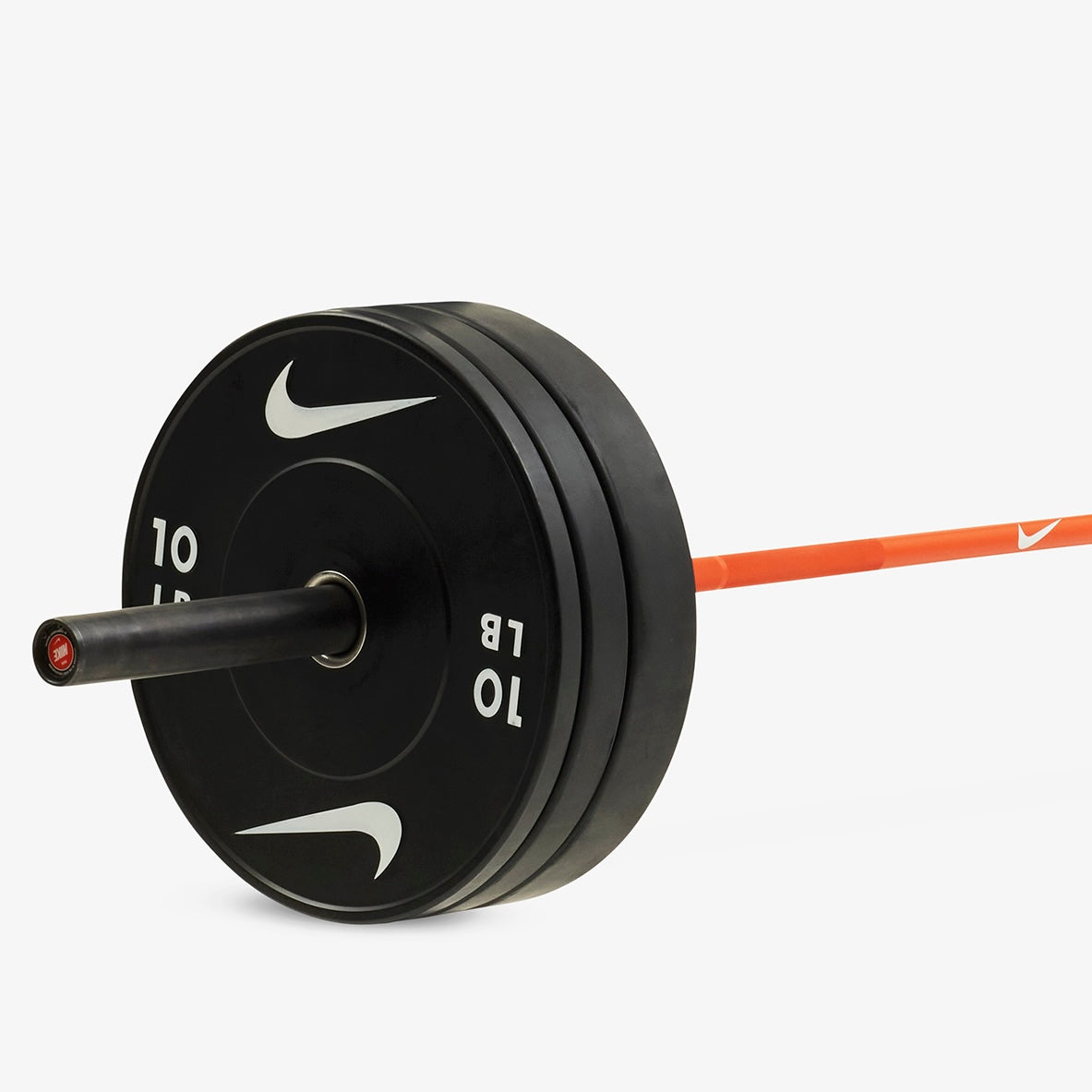Loaded Nike Orange Swoosh Barbell