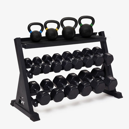 Black/White / 10-50 lb / Cast Iron - Black / 26-53 lb