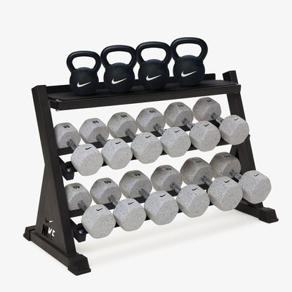 Nike Grind / 25-50 lb / Rubber Coated - Black/White / 26-53 lb
