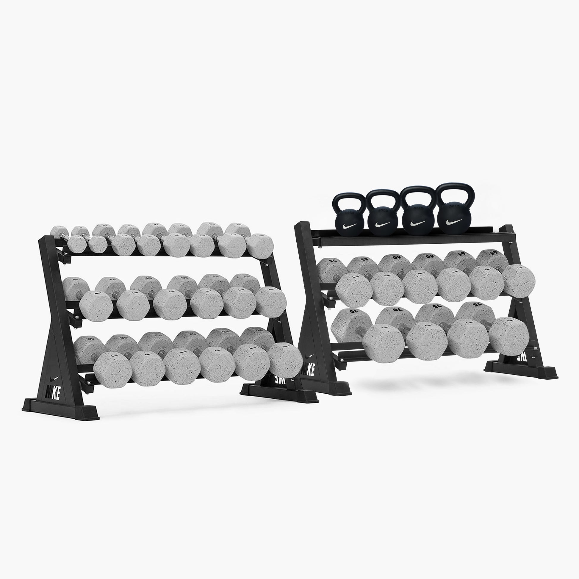 Nike Grind / 5-75 lb / Rubber Coated - Black/White / 26-53 lb