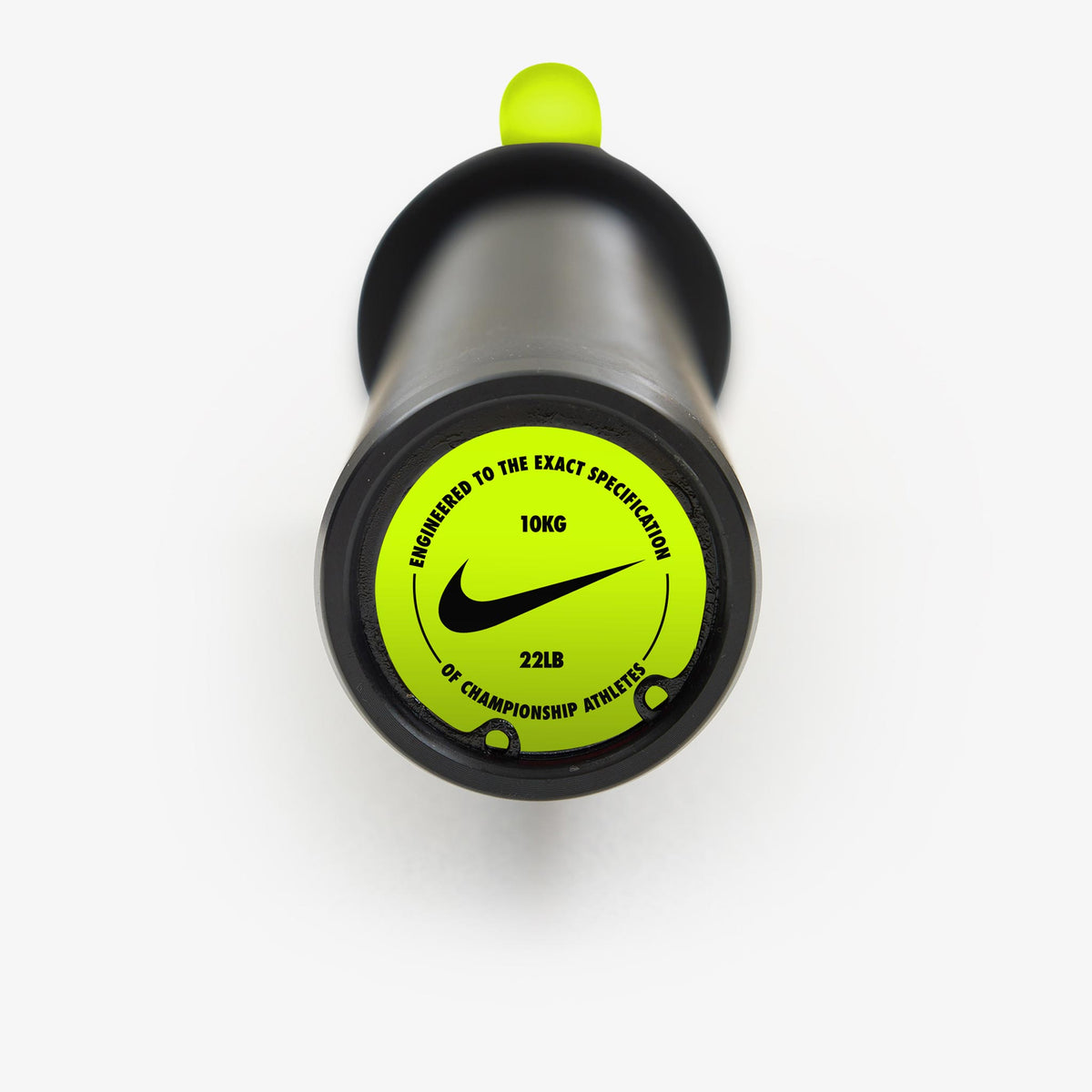 Nike Strength Shield Curl Bar - Volt Swoosh / Nike Grind Bumper Plates (10 and 15 lb pairs) / Grey/Black | Nike Strength Shield Curl Bar - Volt Swoosh / Nike Grind Change Plates (1.25 - 10 lb pairs) / Grey/Black | Nike Strength Shield Curl Bar - Volt Swoosh / Nike Strength Pro Urethane Plates (2.5 - 10 lb pairs) / Grey/Black | Nike Strength Shield Curl Bar - Volt Swoosh / Nike Black Bumper Plates (10 and 15 lb pairs) / Volt/Black