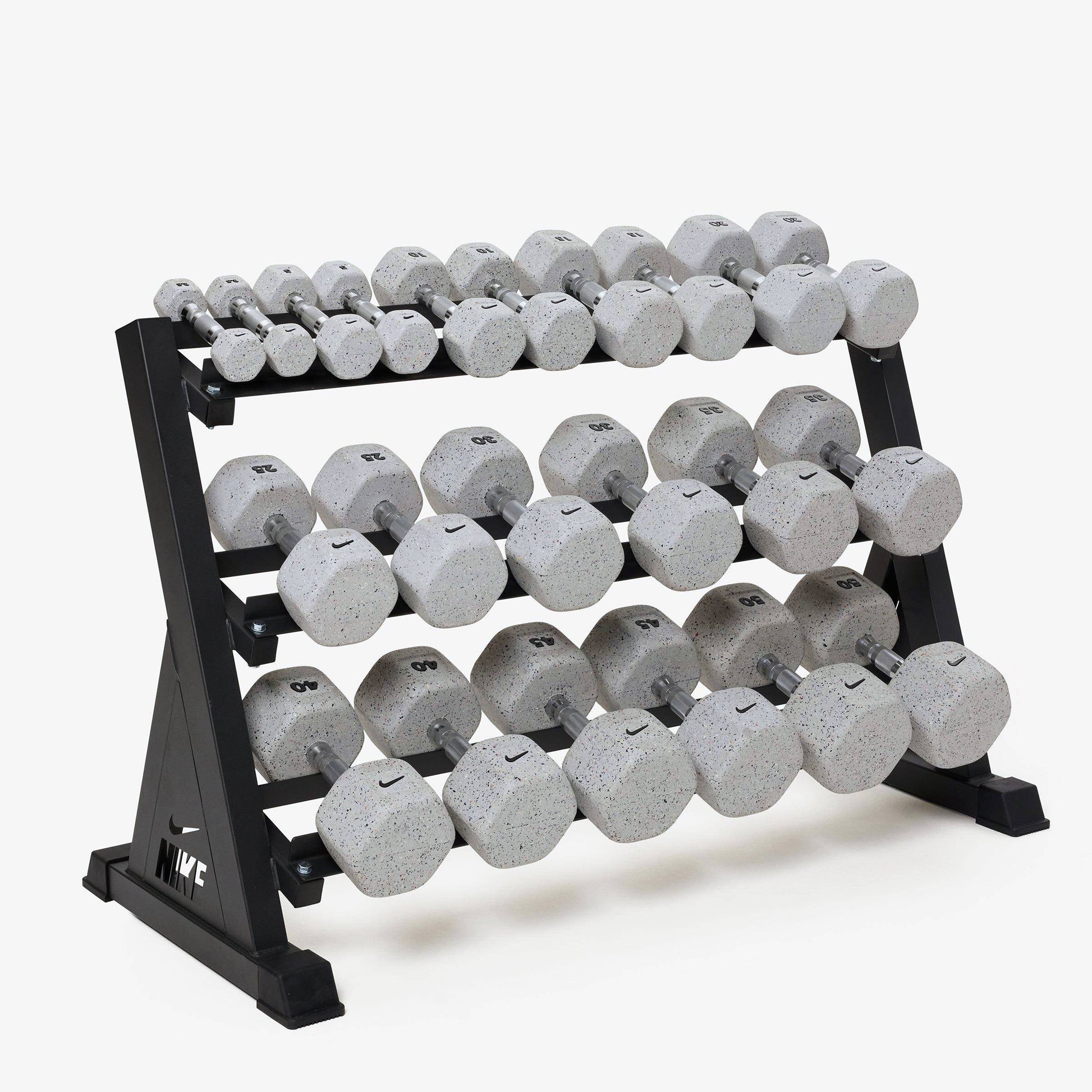 Nike Squat Rack / Nike Grind Dumbbells + Plates / 20 kg Orange SWOOSH