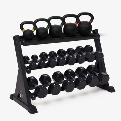 Black/White / 5-35 lb / Cast Iron - Black / 35-70 lb