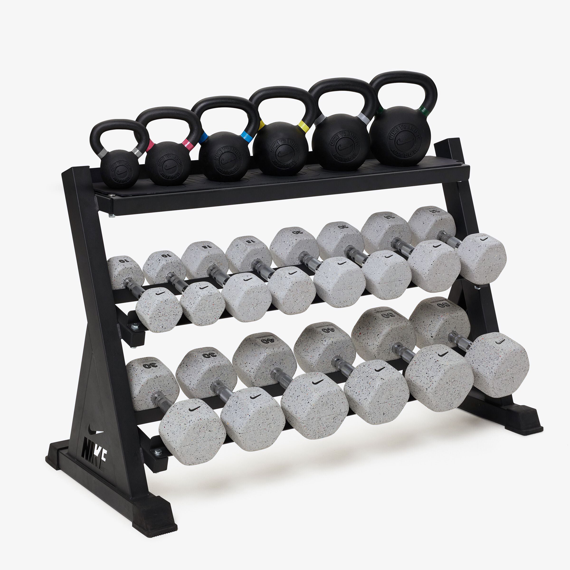 Nike Kettlebell & Dumbbell Rack Sets – Nike Strength US