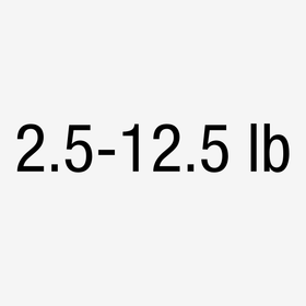 2.5 - 12.5 lb