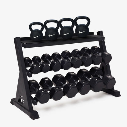Black/White / 10-50 lb / Rubber Coated - Black/White / 26-53 lb