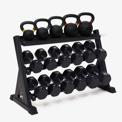 Black/White / 25-50 lb / Cast Iron - Black / 35-70 lb