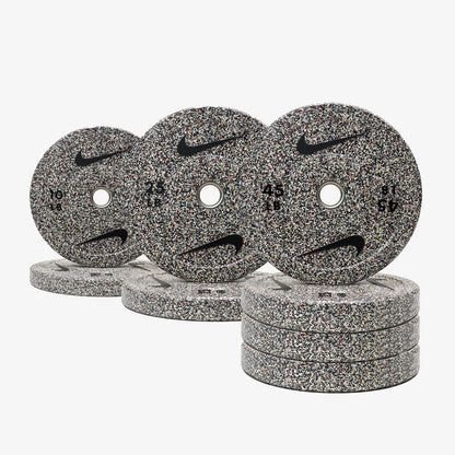 Nike Half Rack / Nike Grind Dumbbells + Plates / 20 kg Orange SWOOSH | Nike Half Rack / Nike Grind Dumbbells + Plates / 20 kg Red SWOOSH | Nike Half Rack / Nike Grind Dumbbells + Plates / 20 kg Black ("Just Do It") | Nike Half Rack / Nike Grind Dumbbells + Plates / 15 kg Orange SWOOSH
