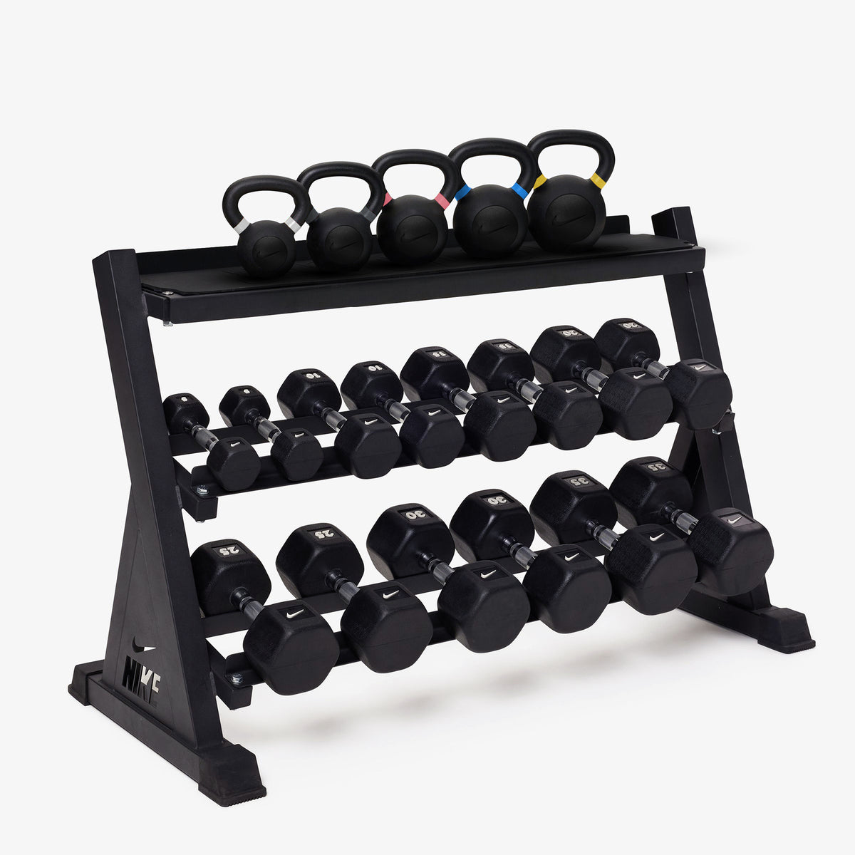 Black/White / 5-35 lb / Cast Iron - Black / 9-35 lb