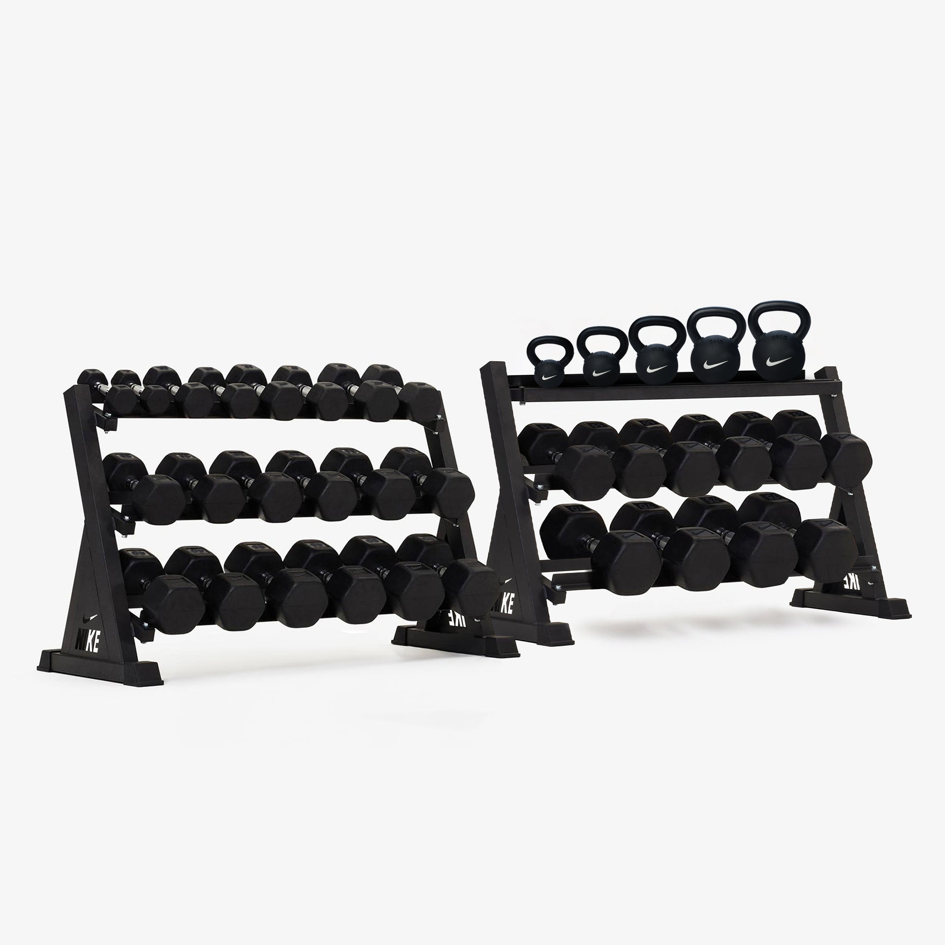 Black/Black / 5-75 lb / Rubber Coated - Black/White / 9-35 lb