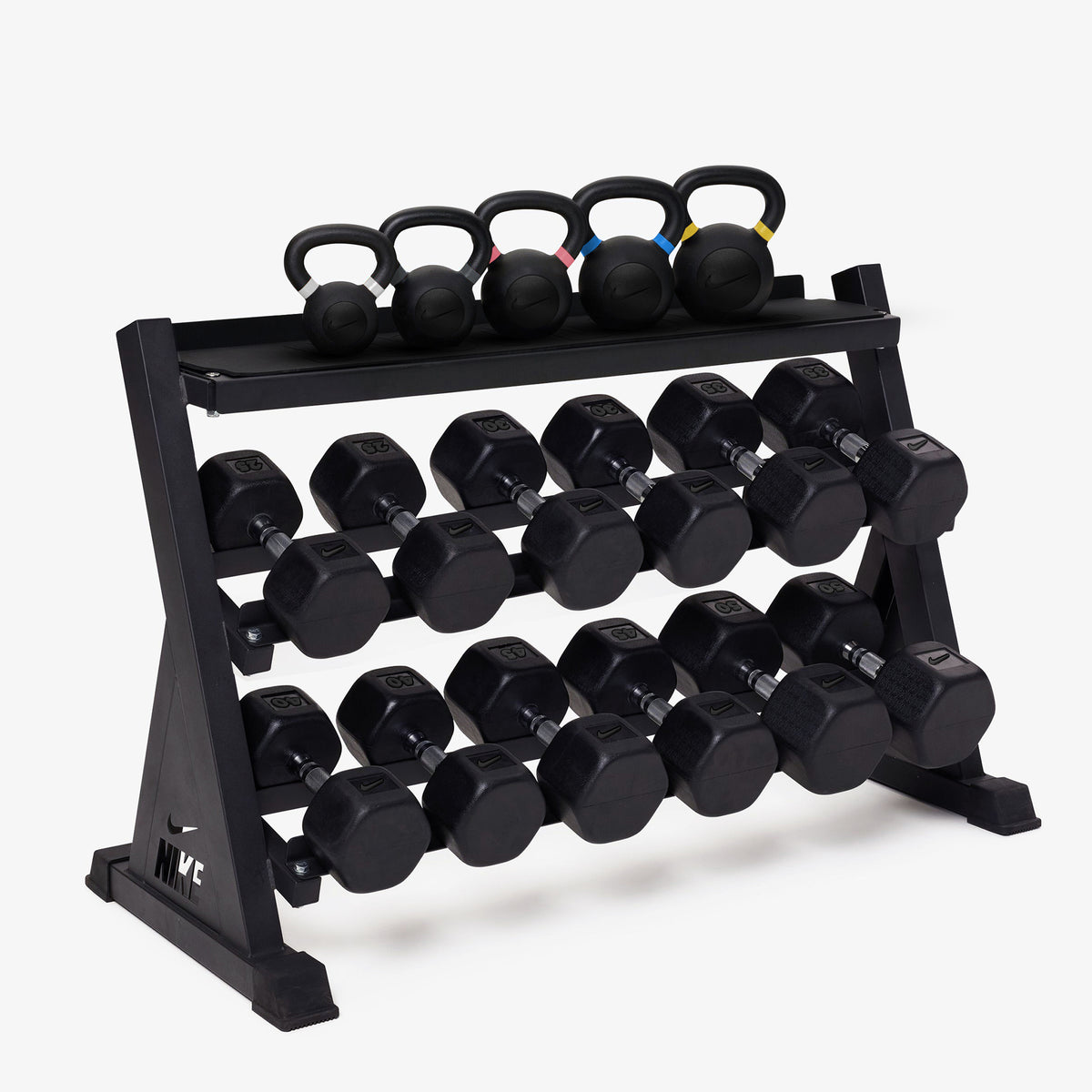Black/Black / 25-50 lb / Cast Iron - Black / 9-35 lb