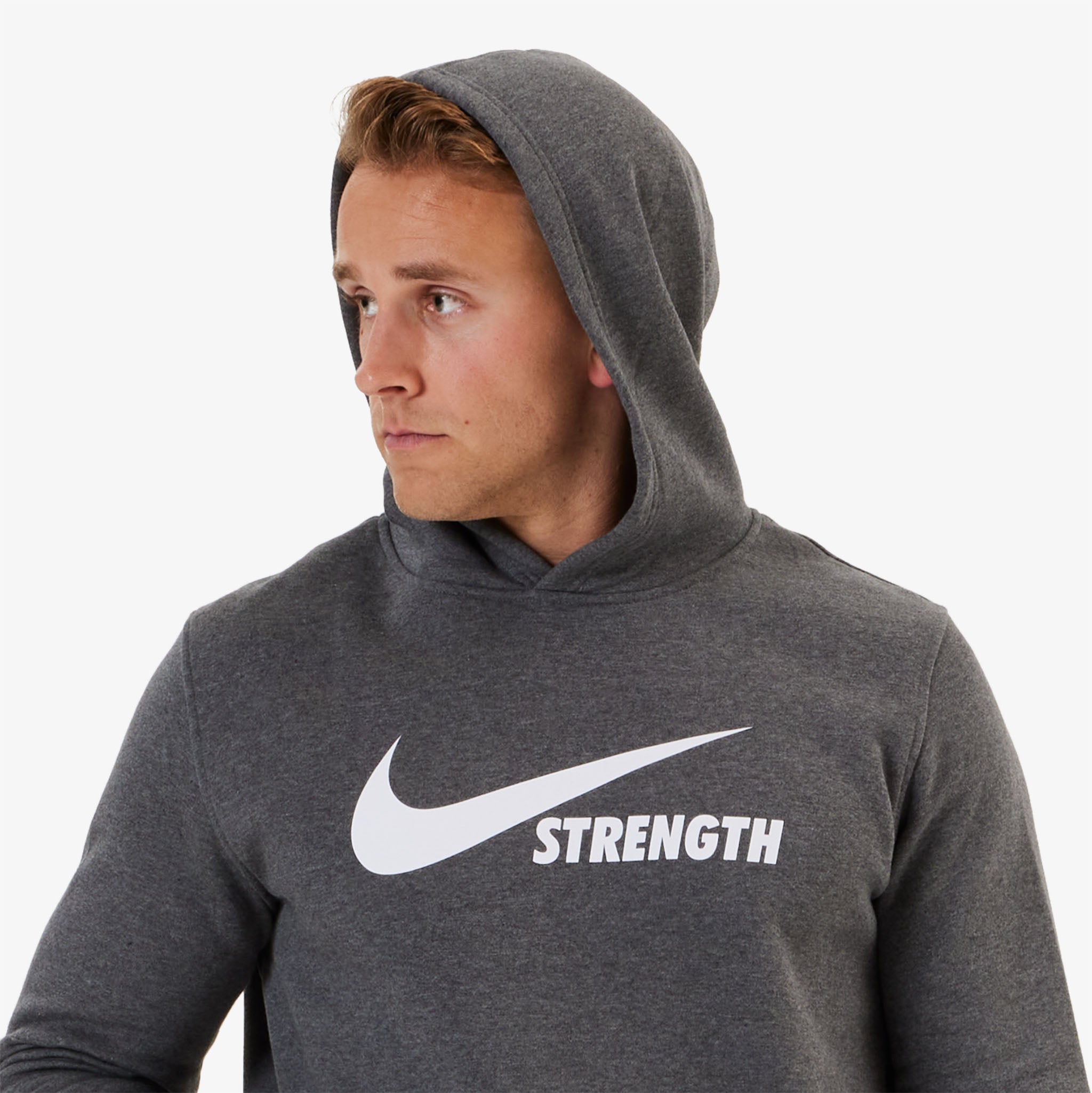 Black nike swoosh outlet hoodie