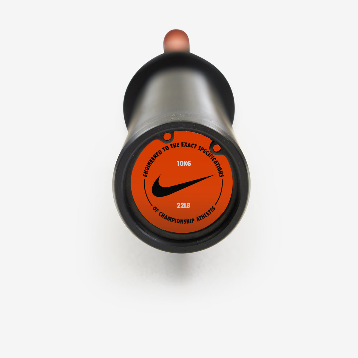 Nike Strength Shield Curl Bar - Orange Swoosh / Nike Black Bumper Plates (10 and 15 lb pairs) / White/Black | Nike Strength Shield Curl Bar - Orange Swoosh / Nike Black Bumper Plates (10 and 15 lb pairs) / White/Orange | Nike Strength Shield Curl Bar - Orange Swoosh / Nike Change Plates (1.25 - 10 lb pairs) / Black/Orange | Nike Strength Shield Curl Bar - Orange Swoosh / Nike Change Plates (1.25 - 10 lb pairs) / Black/White