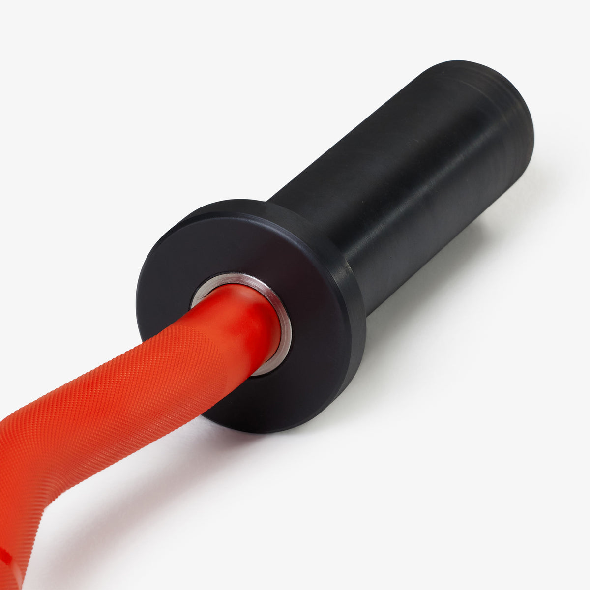 Nike Strength Shield Curl Bar - Orange Swoosh / Nike Strength Pro Urethane Plates (2.5 - 10 lb pairs) / White/Black | Nike Strength Shield Curl Bar - Orange Swoosh / Nike Strength Pro Urethane Plates (2.5 - 10 lb pairs) / White/Orange