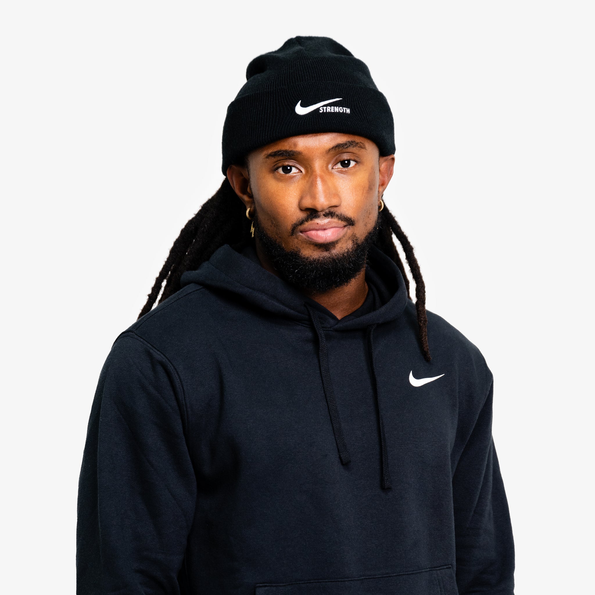 black nike beanie men