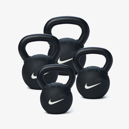 Rubber Coated - Black/White / 26/35/44/53 lb set
