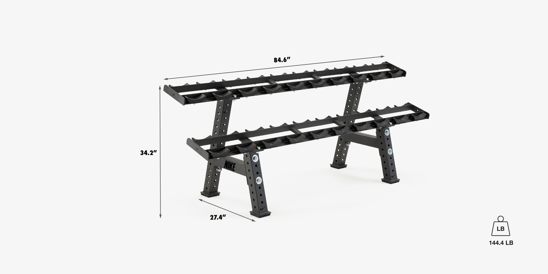 Nike Strength Pro Urethane Dumbbell Rack – Nike Strength US