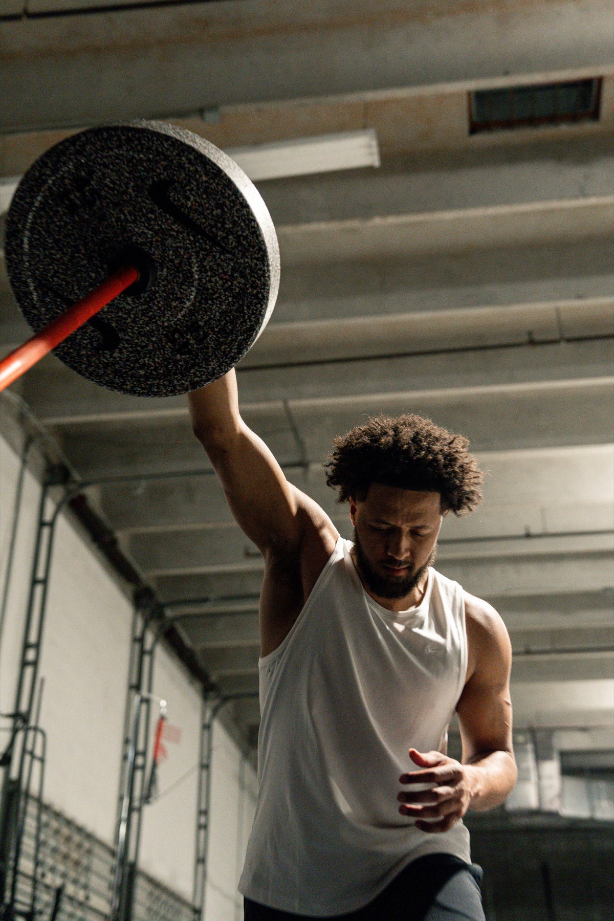 Portrait of Cade Cunningham in the gym