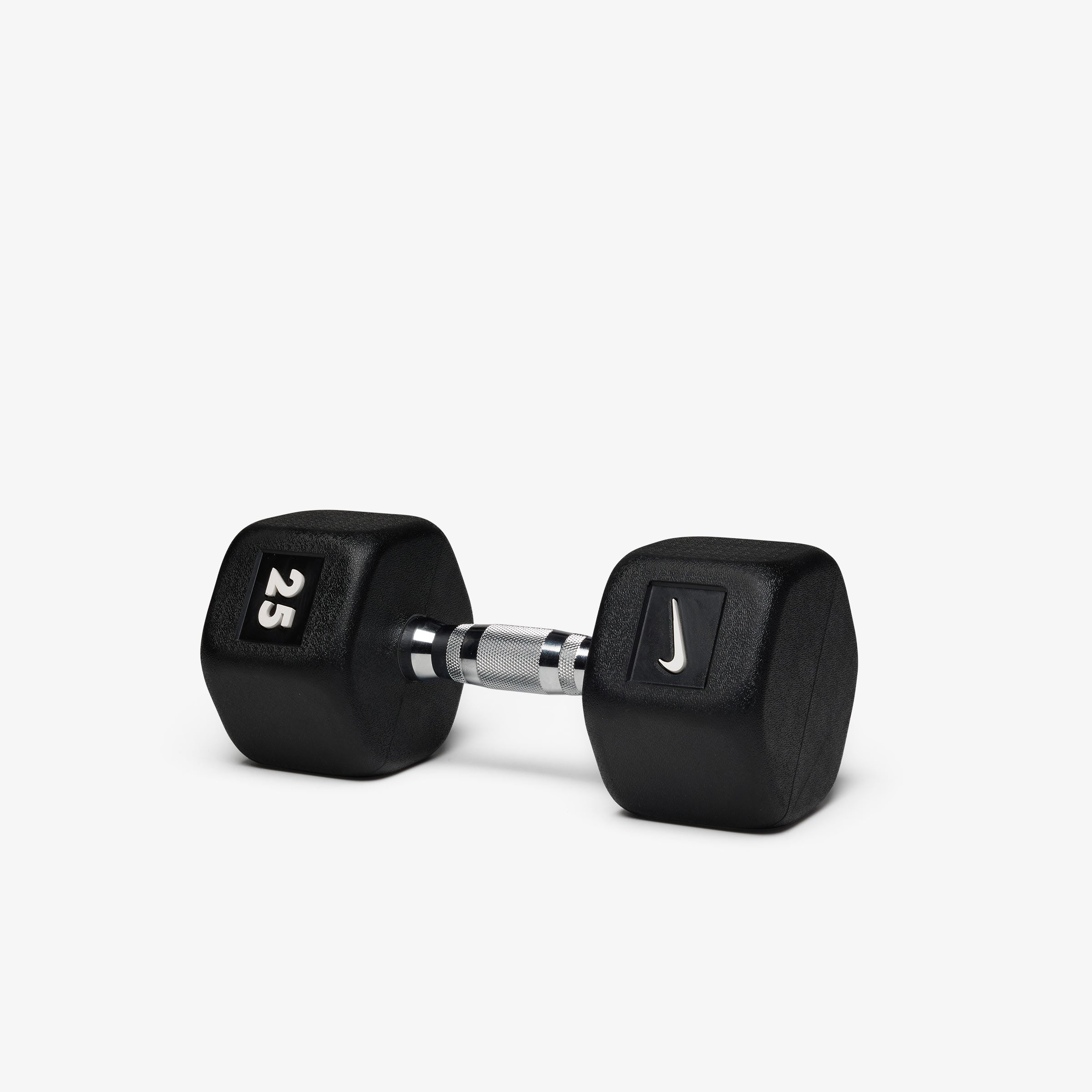 Fitness gear 25 lb rubber hex dumbbell sale