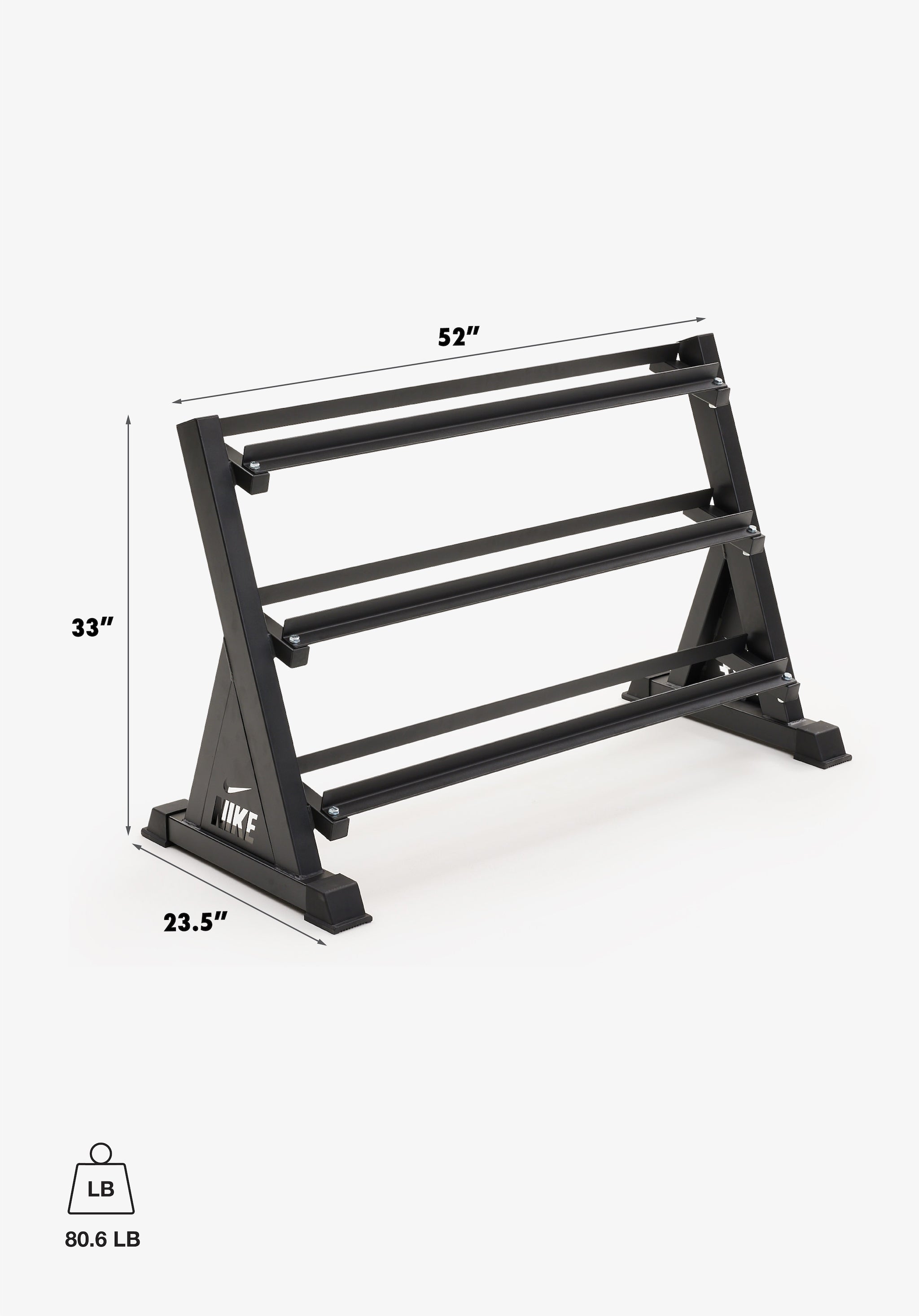 550 LB Dumbbell Set With Rack Dumbbell Set and Rack Nike Strength