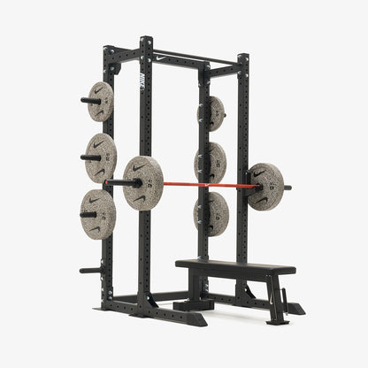 Nike Half Rack / Nike Grind Bumper Plates / 20 kg Nike Strength Shield - Orange SWOOSH