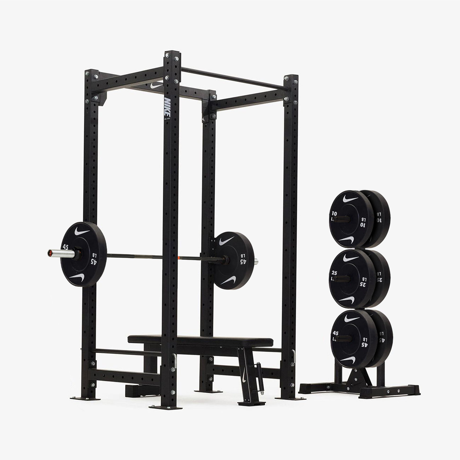 Nike Squat Cage / Black/White / 20 kg Nike 1972 Power Bar