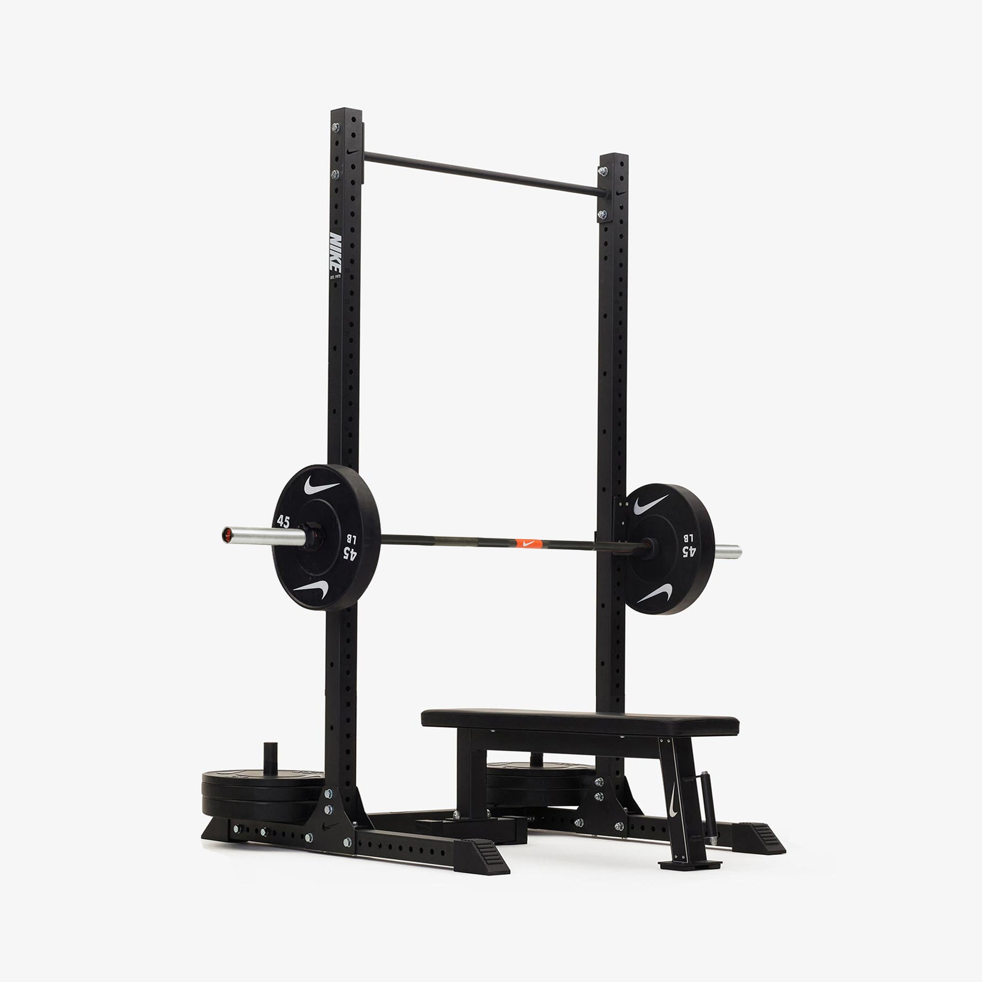 Nike Squat Rack / Black/White / 20 kg Nike 1972 Power Bar