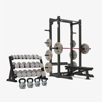 Nike Half Rack / Nike Grind Dumbbells + Plates / 20 kg Red SWOOSH