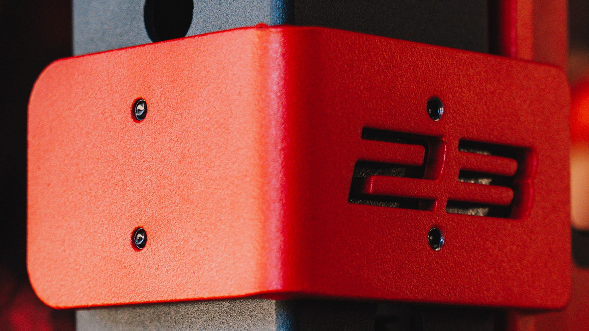 Jordan Strength Half Rack - Chicago Red J-Cups