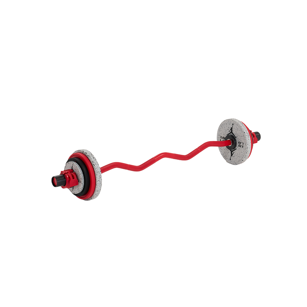 Jordan Strength Curl Bar Bundle with 1.25-10 lb change plates and collars | Jordan Strength Change Plates (1.25 - 10 lb pairs)