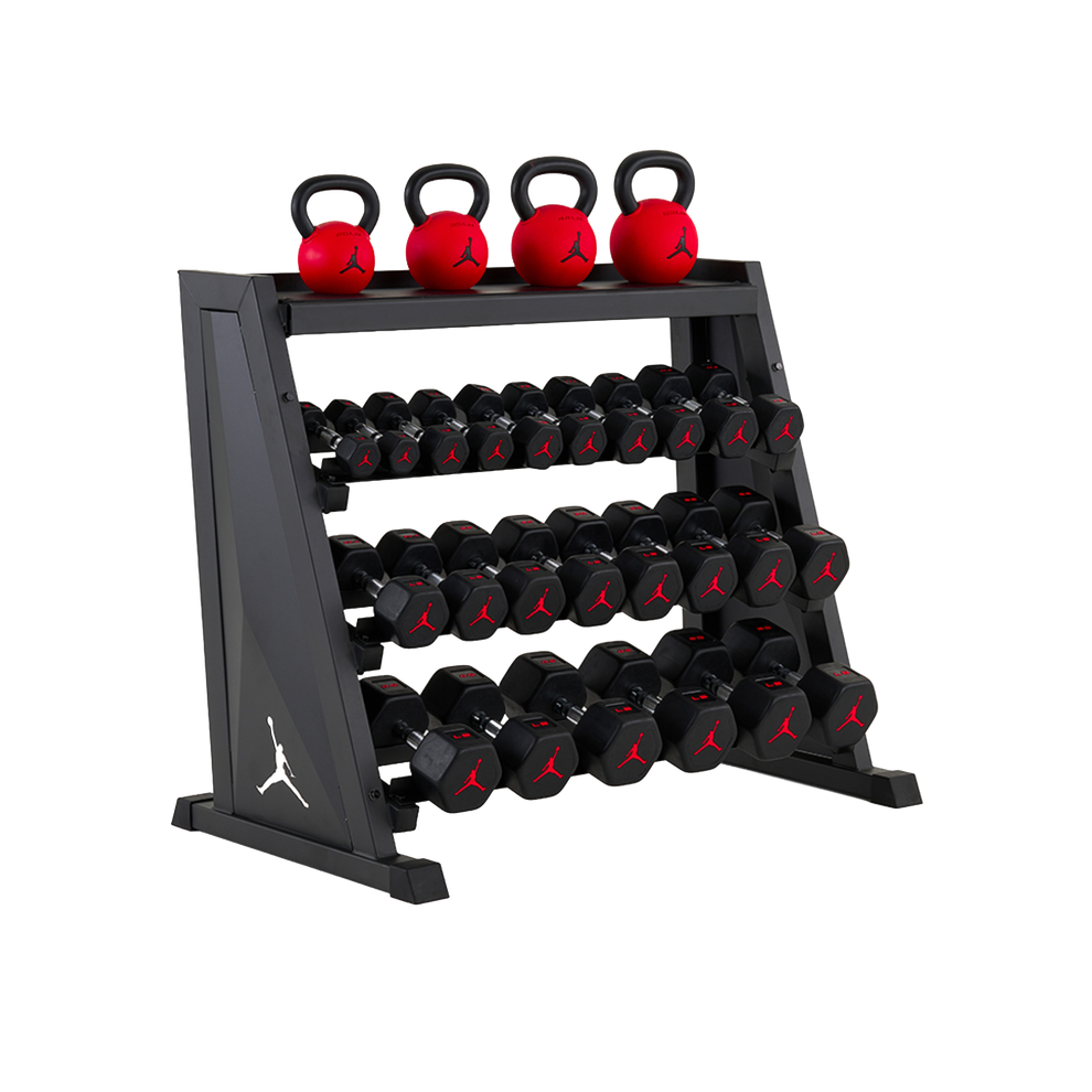 Jordan Strength Kettlebell & Dumbbell Rack Sets – Nike Strength US