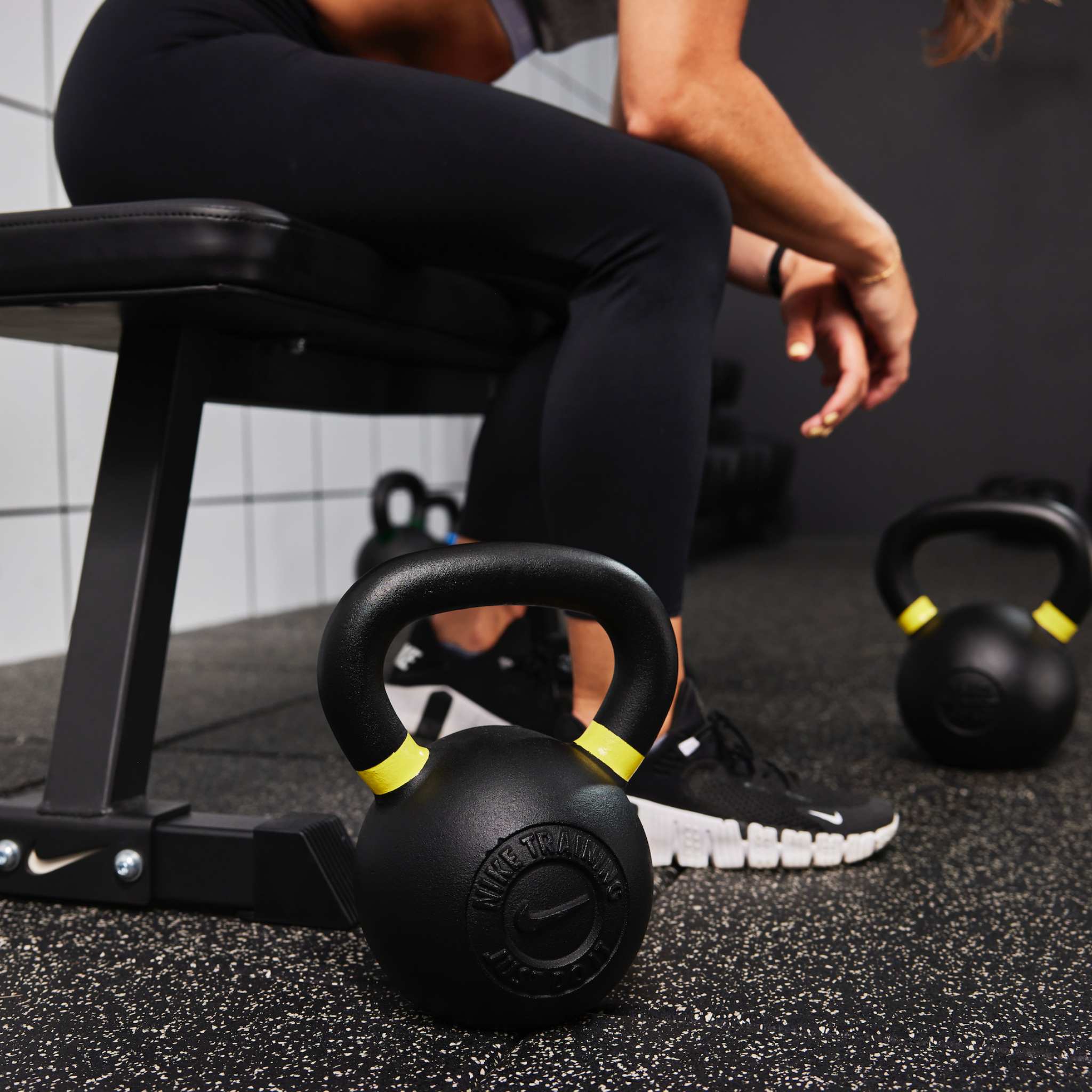 Nike Foundations Bundle | Workout Bench With Dumbbells and
