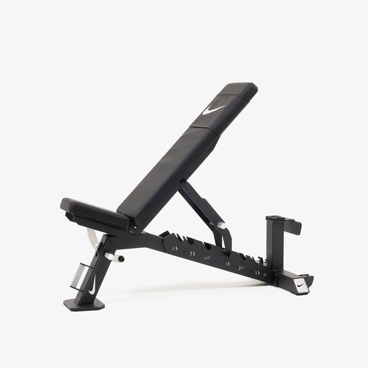 Nike Strength Pro Adjustable Weight Bench — three-quarter view 1