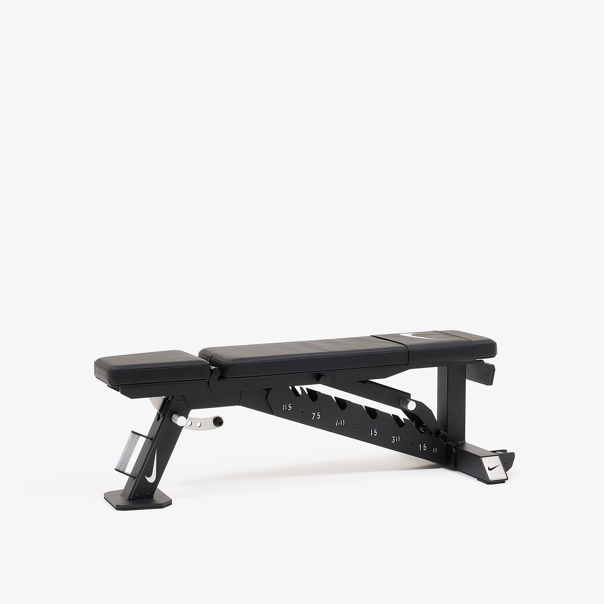 Nike Strength Pro Adjustable Weight Bench — three-quarter view 2