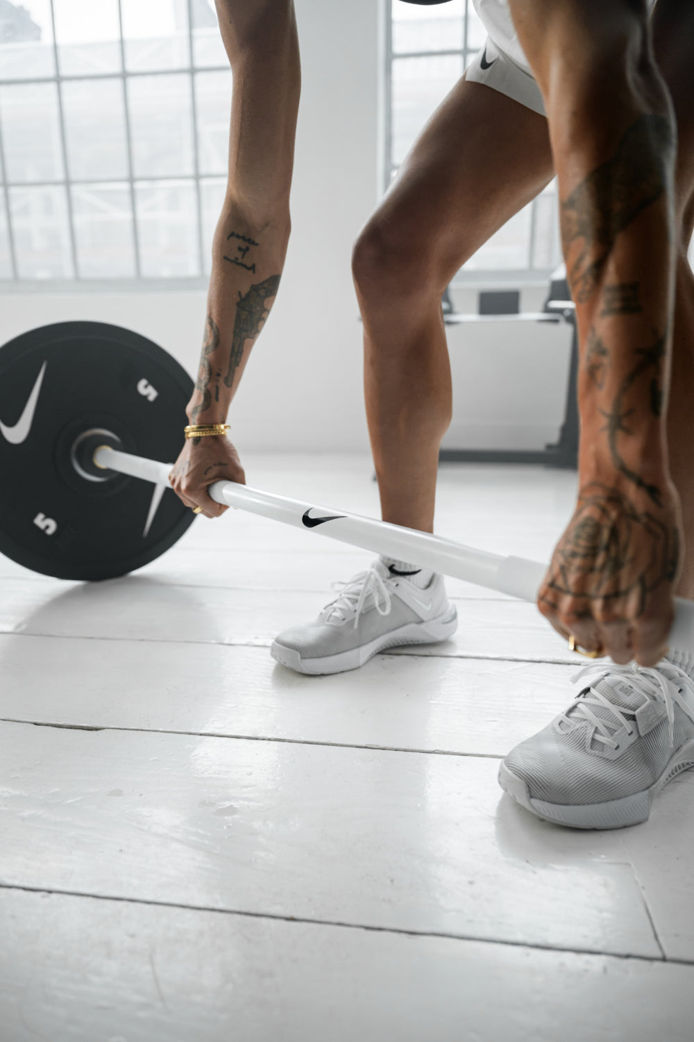 White SWOOSH