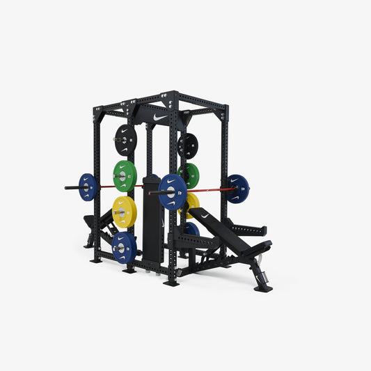 Nike Strength Pro Double Half Rack — three-quarter view 8