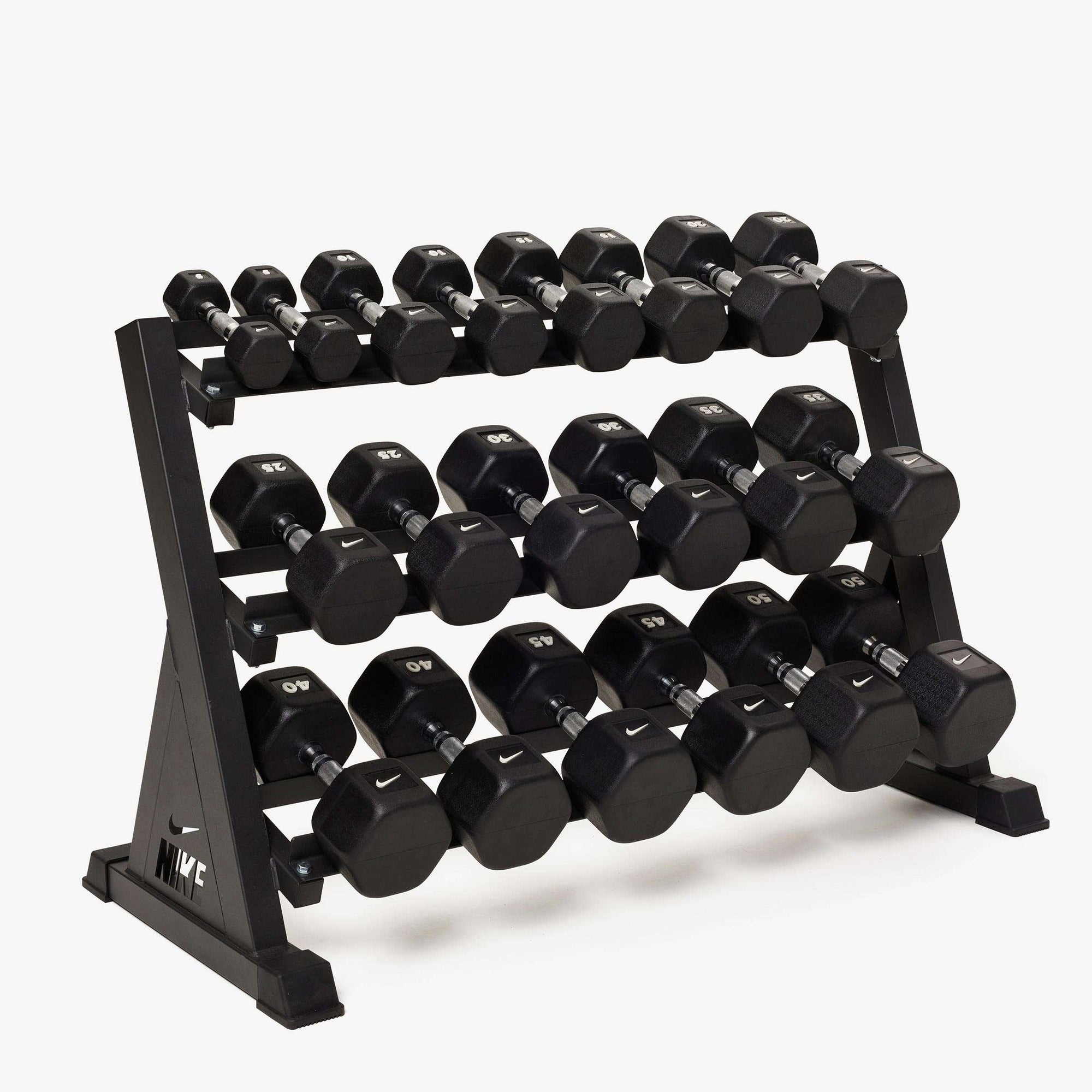 Nike Dumbbell Rack Sets | 5-50 Dumbbell Set and Rack – Nike Strength US