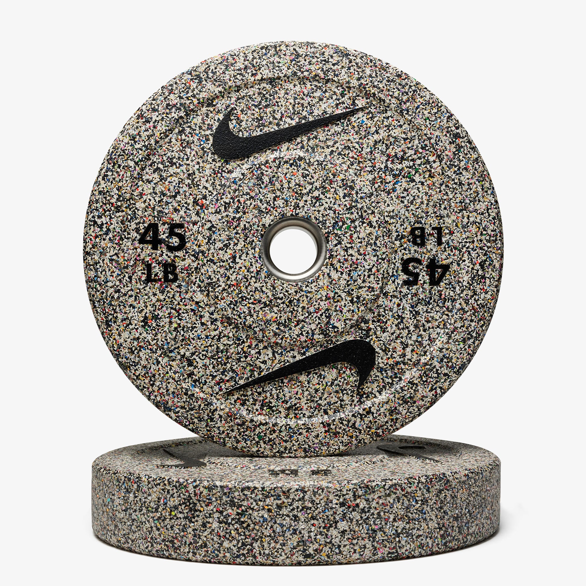 20 kg Nike 1972 Power Bar / Nike Grind Bumper Plates / Grey/Black | 20 kg Nike 1972 Power Bar / Nike Grind Bumper Plates / Volt/Black