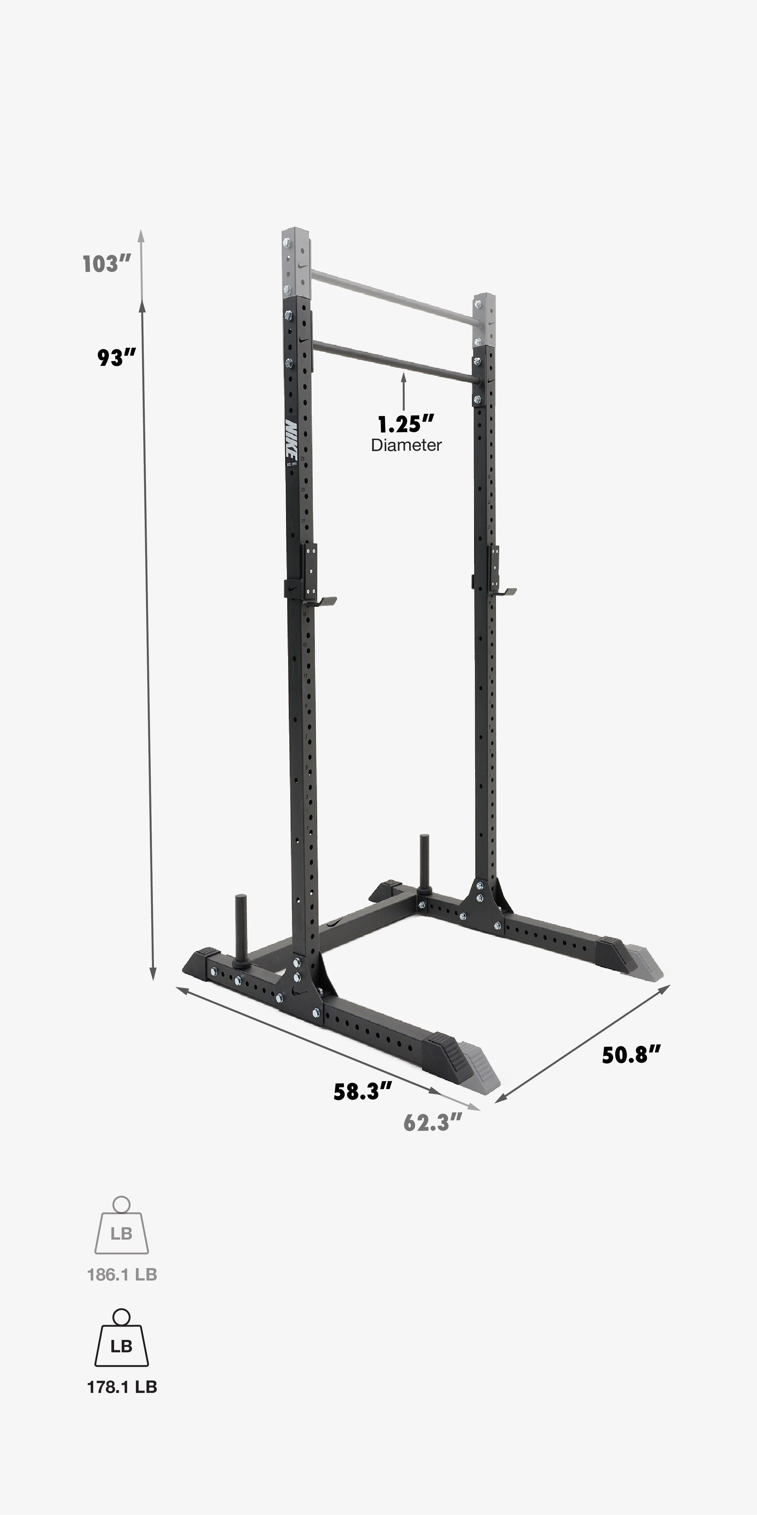 Squat and chin up rack sale