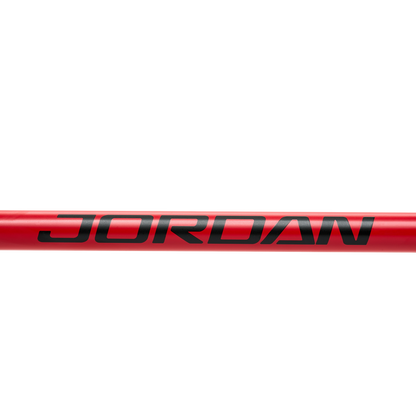 JORDAN wordmark at the center of the shaft