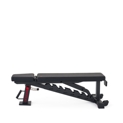 Flat, side profile