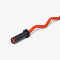 Nike Strength Shield Curl Bar - Orange SWOOSH